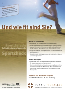 Praxis Piusallee Dr. Funcke Dr. Hartwig Sportchecks